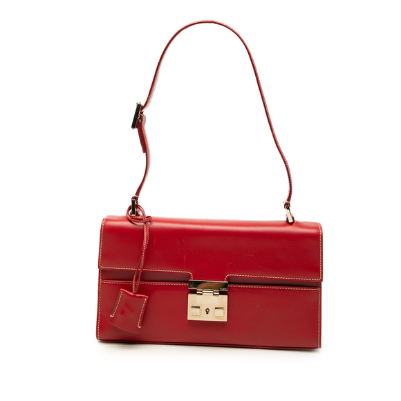 Gucci Handbags - Pre-Loved Gucci Calfskin Lady Lock Shoulder Bag